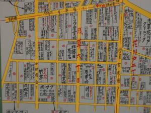 guide map of Asakusa 6-chome area 